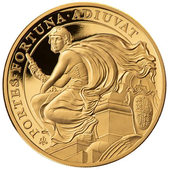 Queens Virtues (Královniny ctnosti) - Courage/Odvaha, 1 oz zlata