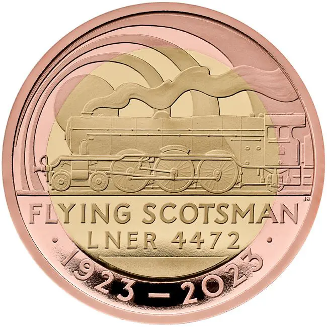 Létající Skot, zlatá mince