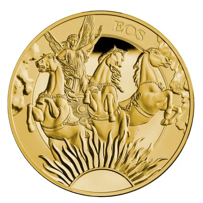 Eos-Bohyně úsvitu, 1 oz zlata