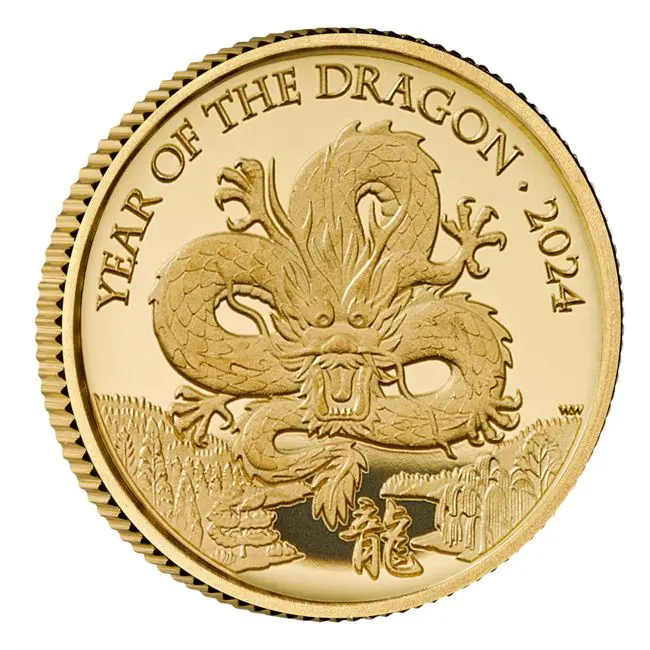 Lunární drak Au 1/40 Oz PP