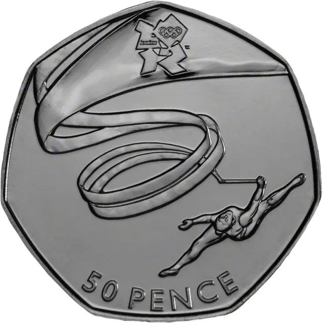Londýn 2012 - Gymnastika, stříbrná mince