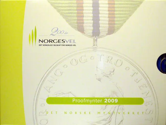  Sada mincí Norsko: 2009 PP, CuNi