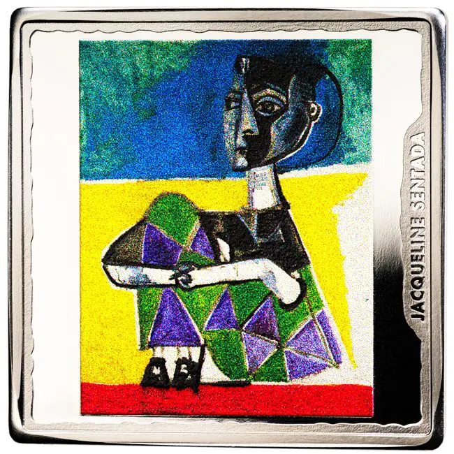 Pablo Picasso: Jacqueline sedící - 1954