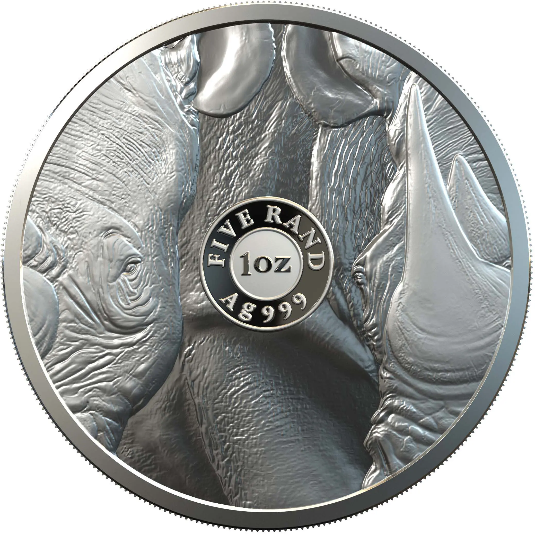 Big Five - Nosorožec 2020, 2 oz stříbra