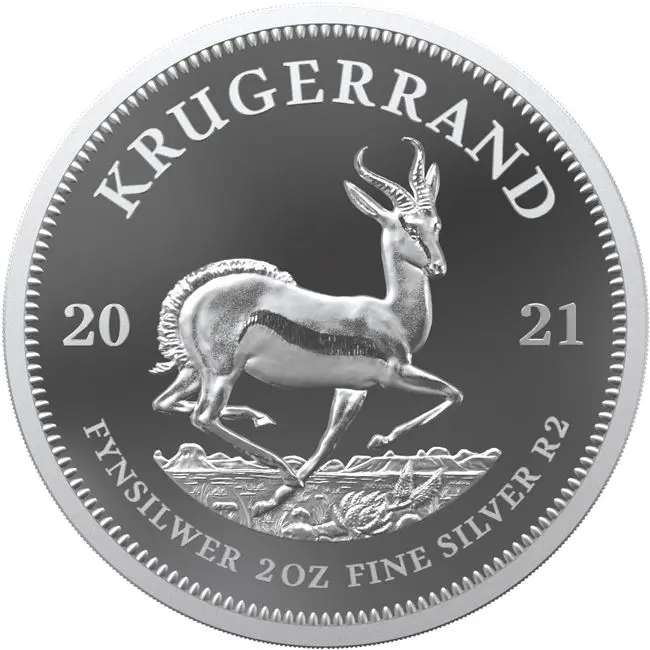 Stříbrná mince Krugerrand 2 Oz PP