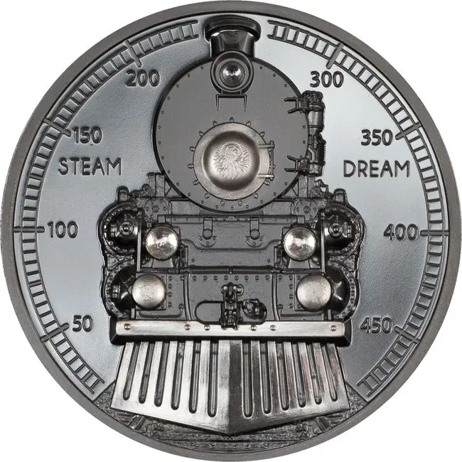 Parní lokomotiva, 2 oz stříbra