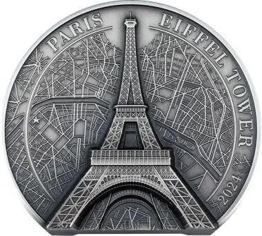 Eiffelova věž, 5 oz stříbra