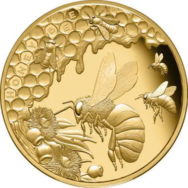 Australská včela medonosná 1 unce zlata