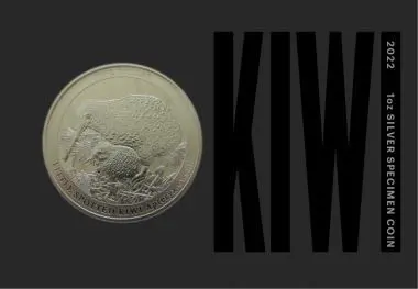Kiwi 2022, 1 oz stříbra