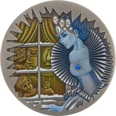 Sněhová královna, stříbrná mince