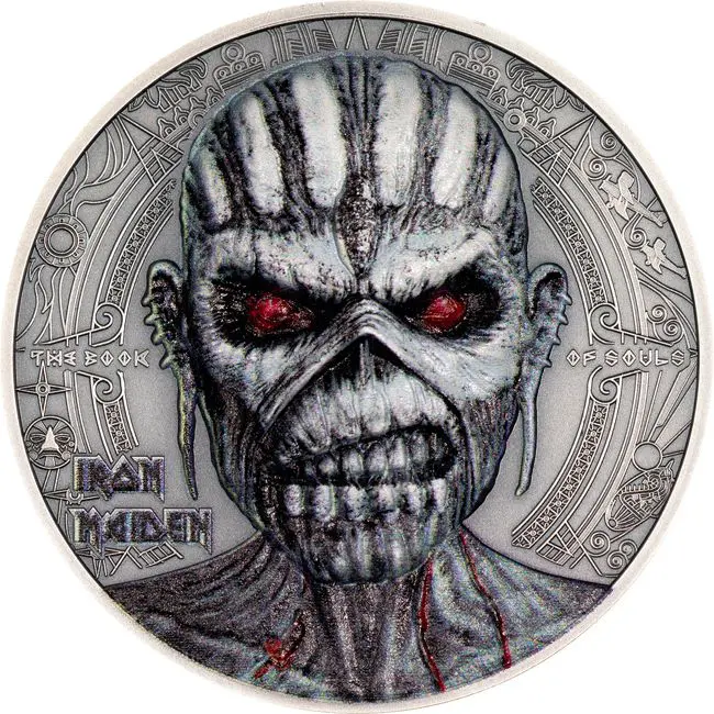 Iron Maiden: The Book of Souls, 2 oz stříbra
