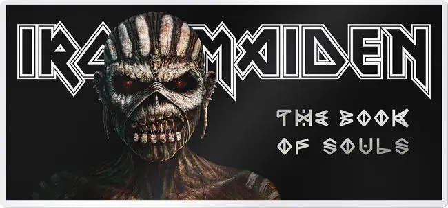 Iron Maiden: The Book of Souls, obdélníková mince