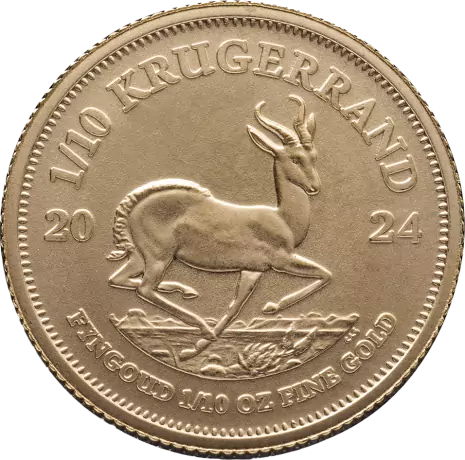 Zlatá mince Krugerrand 2024, 1/10 oz