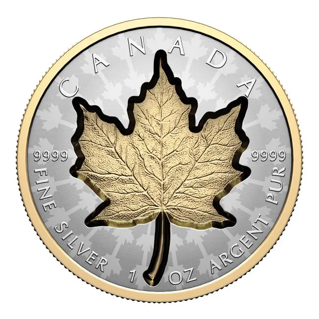 Maple Leaf Super Incuse 2024, 1 oz stříbra