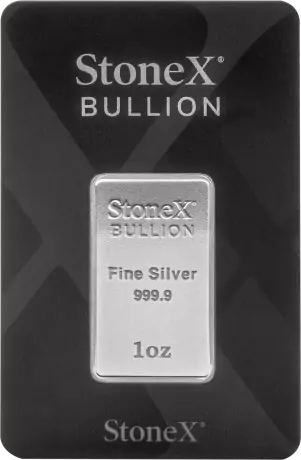 Stříbrný slitek StoneX Bullion, 1 oz