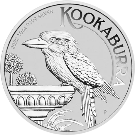 Stříbrná mince Kookaburra 10 Oz - 2022