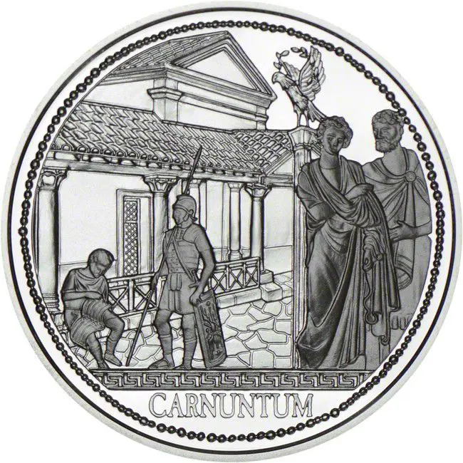Stříbrná mince Řím na Dunaji - Carnuntum, 20 g stříbra
