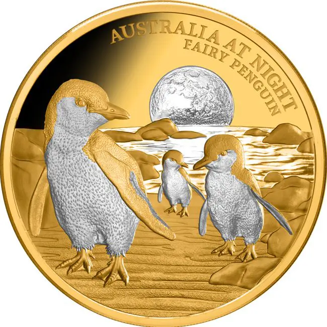 Tučnák nejmenší, 1 oz zlata
