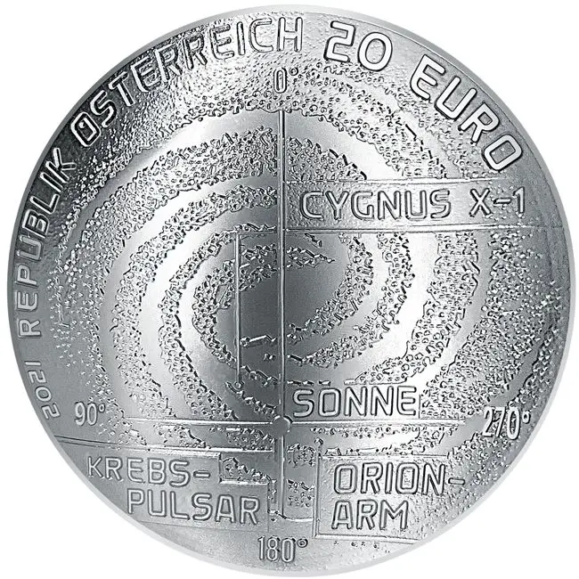 20 Euro Stříbrná mince Mléčná dráha