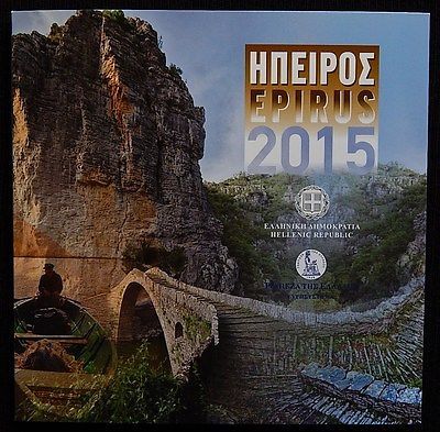 3,88 Euro Sada oběžných mincí Řecko 2015 Epirus UN