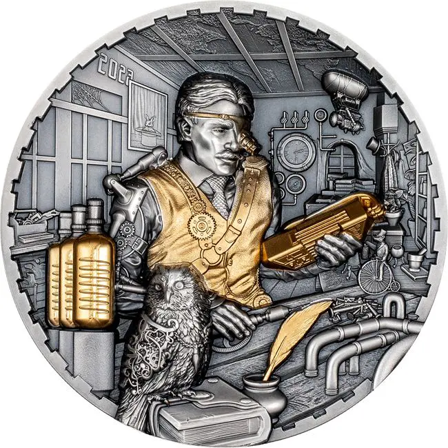 Steampunk: Vědecká laboratoř, 3 oz stříbra