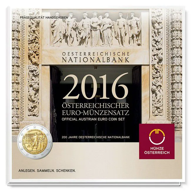 Sada oběžných mincí Rakousko 2016, CuNi