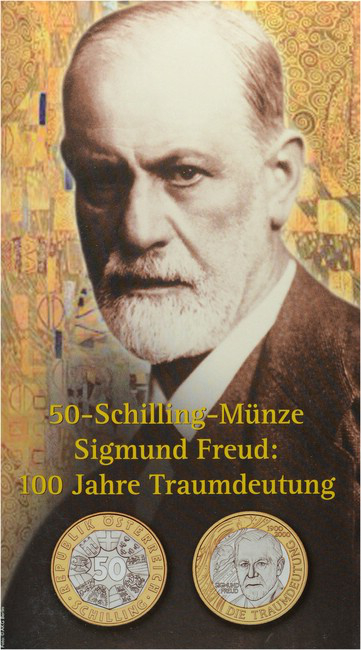 50 Schilling CuNi Sigmund Freud PN