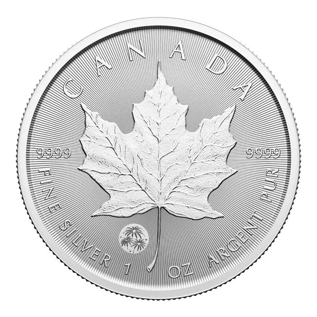 Vzácný Maple Leaf - Gratulace 2024, 1 oz stříbra v blistru