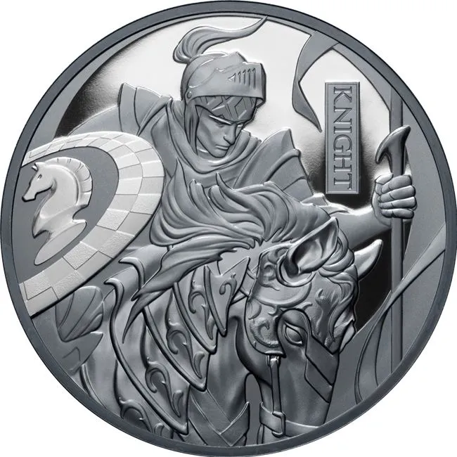 Šachy: Střelec, 1 oz stříbra