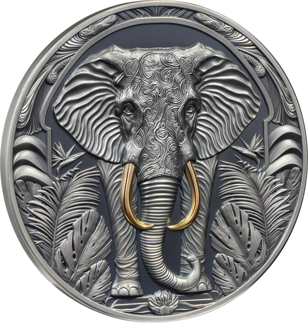 Slon 2024, Niue, 2 oz stříbra
