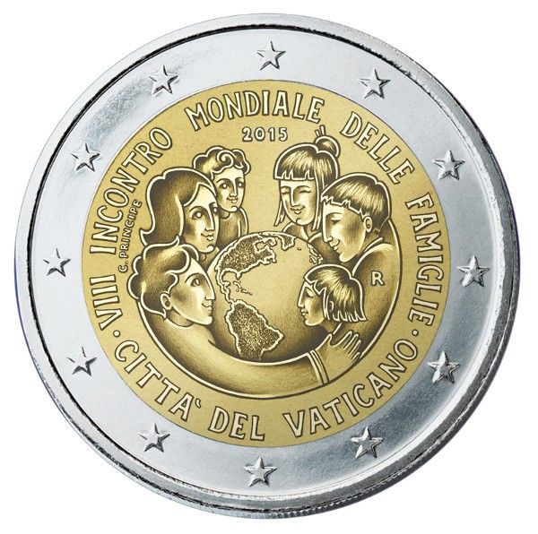 2 Euro CuNi Světové setkání rodin ve Philadelphii PP