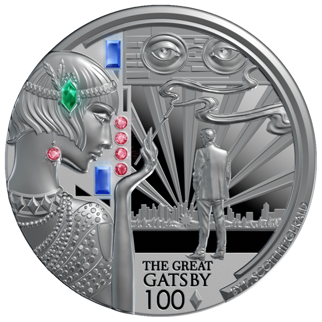 Velký Gatsby 2025, 2 oz stříbra v etuji