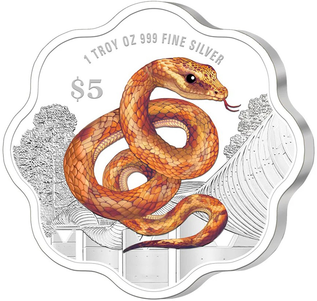 Lunární had 2025, Singapur, 1 oz stříbra