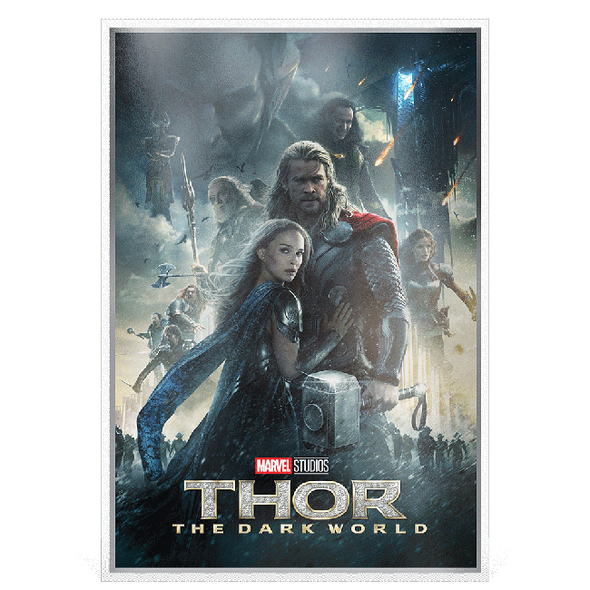 Thor: Temný svět, 46 g stříbra v blistru