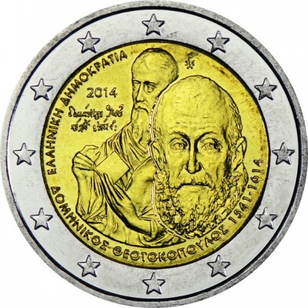 2 Euro CuNi Domenikos Theotokopoulos UN