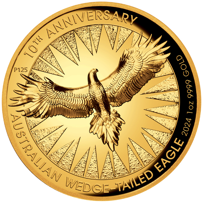 Australský orel klínoocasý 2024, 1 oz zlata