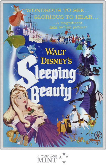 Disney: Šípková Růženka, 5 oz stříbra