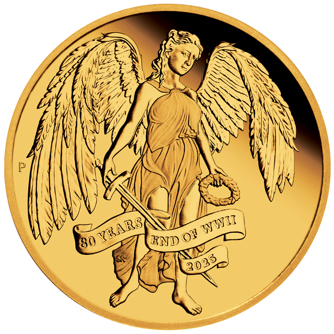 80. výročí konce 2. světové války, 1 oz zlata
