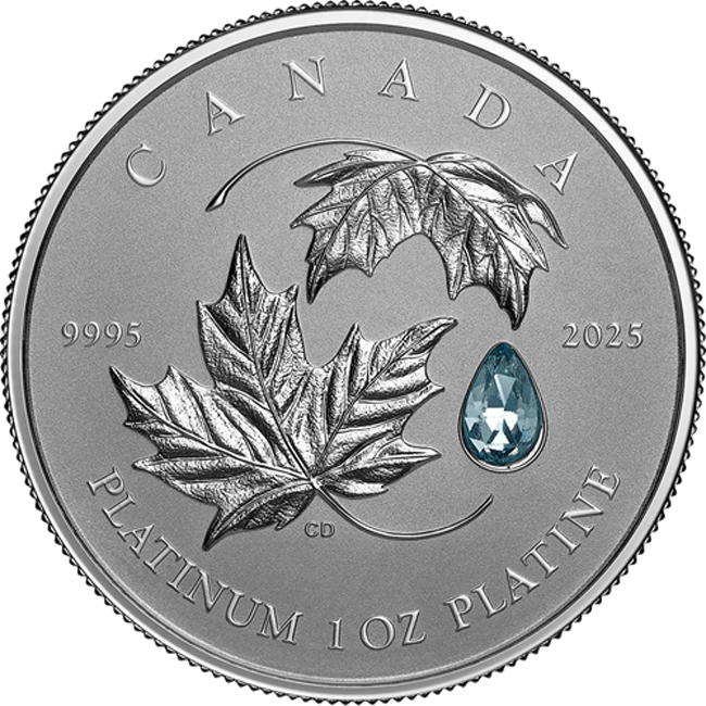 Platinový Maple Leaf Forever (Javorový list navždy)