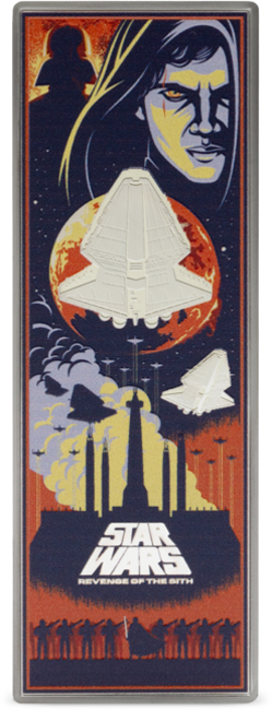 Star Wars - Pomsta Sithů 2025, 3 oz stříbra