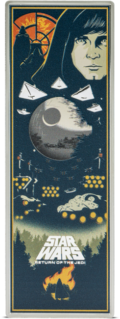 Star Wars - Skrytá hrozba 2025, 3 oz stříbra