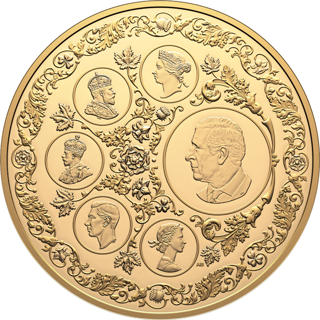 Dědictví koruny, 5 oz zlata v etuji