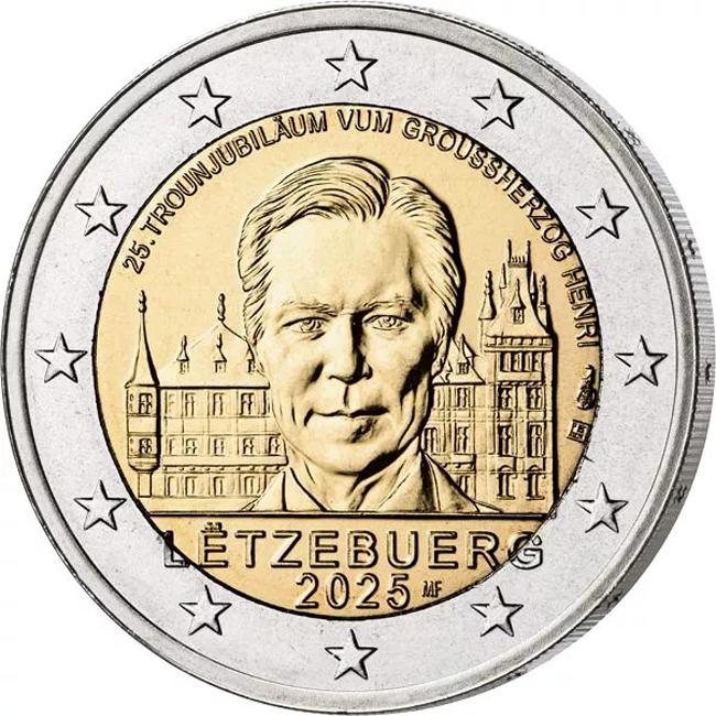 25. jubileum lucemburského velkovévody Henriho na trůnu, CuNi v blistru
