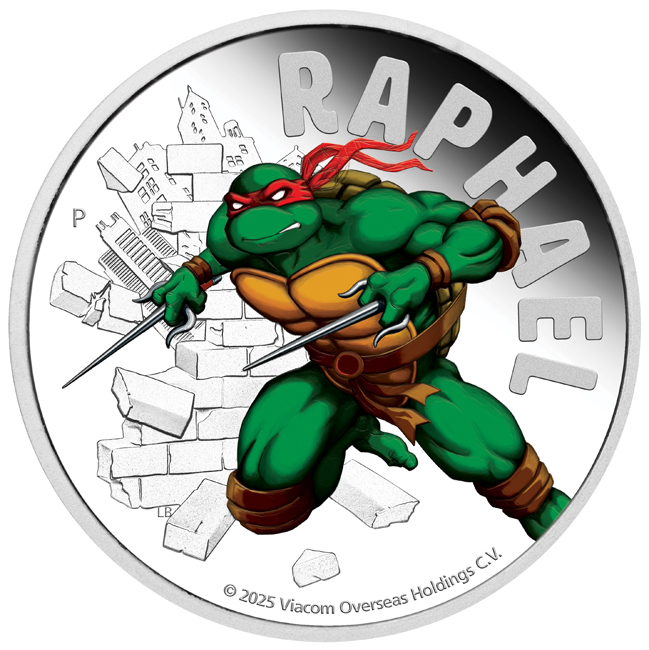 Stříbrná mince Raphael