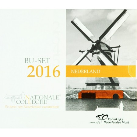 3,88 Euro CuNi kurz set Nizozemsko 2016 UN
