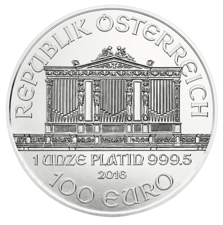 Platinová mince Vídeňští filharmonici 1 Oz