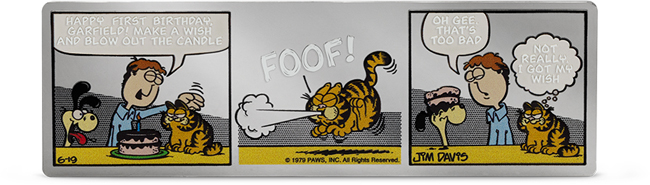 Garfields 1. Geburtstag