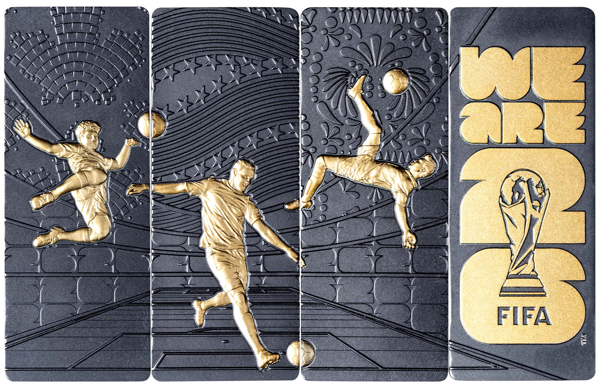 FIFA WM 2026 : Sada mincí, 124 g stříbra