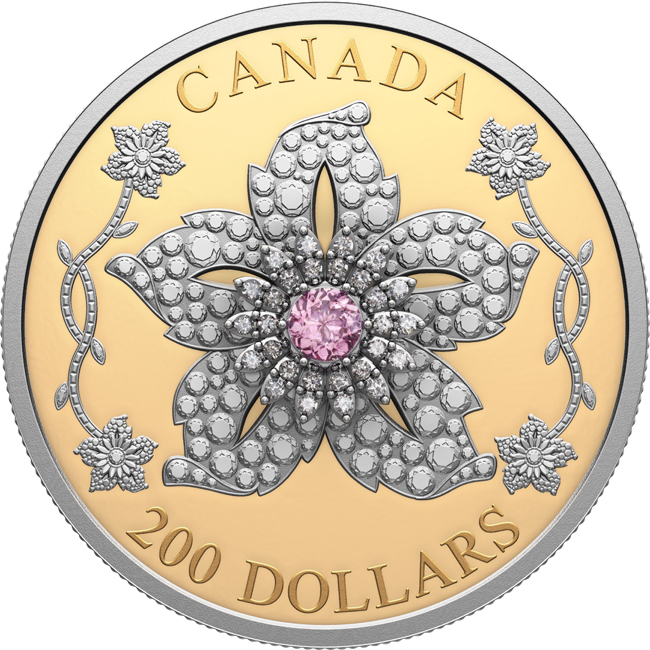 Williamsonova diamantová brož, 2 oz zlata