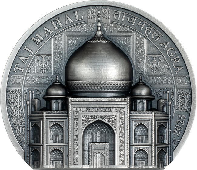 Taj Mahal 2025, stříbrná mince 2 oz